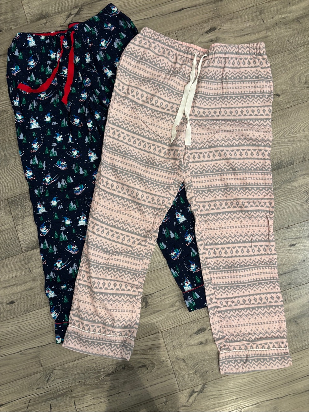 Lands’ End Flannel Pajama Pants 2-Pair Bundle Women’s L Tall 14-16 Cotton